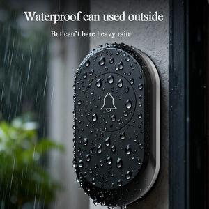 Sonnette sans fil facile à installer OEM ODM pour <span class=keywords><strong>la</strong></span> maison, l'appartement, l'école, <span class=keywords><strong>la</strong></span> villa, intérieur/extérieur, 38 sonneries, sonnette sans fil ABS - Product Image 4