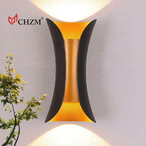 Luz LED impermeable para exteriores, paisaje, jardín, pared Exterior, balcón, pasillo, luz <span class=keywords><strong>Xiaoman</strong></span>, cintura, doble cabeza, luz de pared - Product Image 2