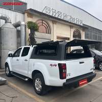 Capot rigide en alliage d'aluminium pour pick-up, avec portes latérales solides et porte arrière vitrée pour Isuzu V-Cross