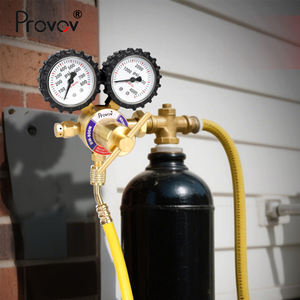 Soupape de sécurité industrielle 800 psi 4000 psi, régulateur de <span class=keywords><strong>pression</strong></span> pour bouteille de gaz, <span class=keywords><strong>azote</strong></span>, purge CVC, tests de fuites de climatisation - Product Image 1