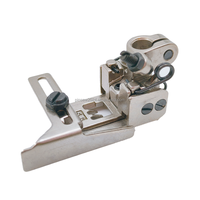 Nouveau pied presseur surjeteur industriel en acier à 3 aiguilles et 5 fils, avec guide de bord droit réglable pour ourlets double couche 5,6 mm