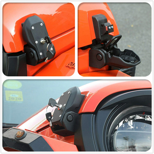 Anti-Theft Locking Hood Latches with Key for Jeep Wrangler JL Gladiator JT OEM Style Hood Lock Catch Latch Kit <strong>Engine</strong> - Product Image 6