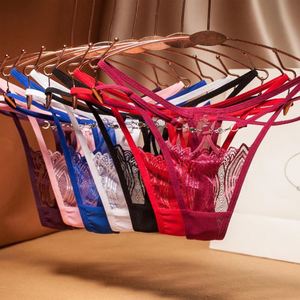 Groothandel Lingerie Online 2 Stuk Transparant Sexy Kant Transparante Bh Set Lingerie String Kleding Voor Vrouwen - Product Image 2