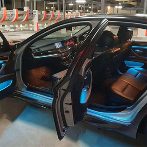 BMW 3 Serisi için F30 F31 Araba Kapısı Led 2 Renk Turuncu ve Mavi İç Ortam Aydınlatma Kaplama Lambaları - Product Image 2