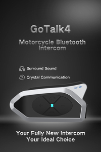 Noeci Gotalk4 Casco de motocicleta 800M Inalámbrico 2 vías Full-duplex <span class=keywords><strong>Intercom</strong></span> Radio Auriculares - Product Image 6