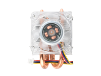 Ventilador de Refrigeración para CPU de Perfil Bajo para Raspberry Pi 5, Aletas de Refrigeración de Aleación de Aluminio en Forma de U, Fácil de Instalar