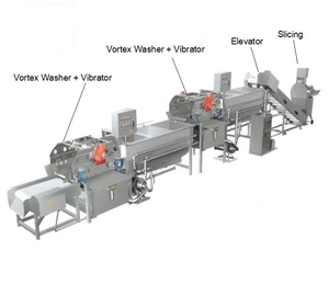 Línea de Producción de Procesamiento de Coliflor y Brócoli Congelados de 1000 kg/h, Máquina para Cortar, Lavar, Escaldar, Secar y <span class=keywords><strong>Congelar</strong></span> - Product Image 3