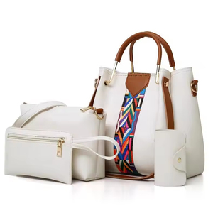 New arrival high quality pu <b>handbags</b> 4pcs in 1 set fashion ladies <b>handbag</b> women bag set <b>big</b> capacity shoulder crossbody bag - Product Image 5