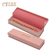 FSD Manufacturer — ensemble de colliers professionnels, boîte en papier personnalisée, boîte à anneaux, emballage de bijoux rose