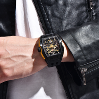 Montre mécanique pour homme Pagani Design PD-YS018, cadran squelette tendance, verre saphir, automatique, étanche 50 m, montres squelette pour homme