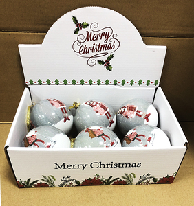 Breloque en mousse personnalisable à motif floral rétro coloré - Ornement de Noël pour sapin et décoration festive de la maison - Product Image 6