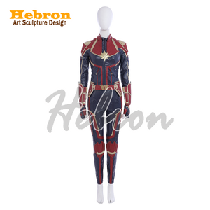 Customized <strong>Captain</strong> <strong>Marvel</strong> Halloween Tv Movie Adult Cosplay <strong>Costume</strong> Suits For Event Performance - Product Image 5