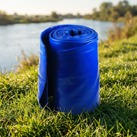 Tuyau d'irrigation plat en PVC haute pression durable de 8 pouces pour usage agricole