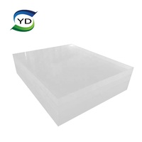 Planche en plastique acrylique PMMA solide Youda, résistante aux UV, 93% de transmission, qualité alimentaire, taille personnalisable, épaisseur de coupe 0,8-50 mm