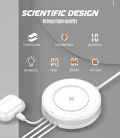 LDNIO New AW003 Pengisi Daya Nirkabel Desktop Putih 4 Port USB Mendukung 18W QC3.0 20W Pengisi Daya Cepat PD untuk iPhone