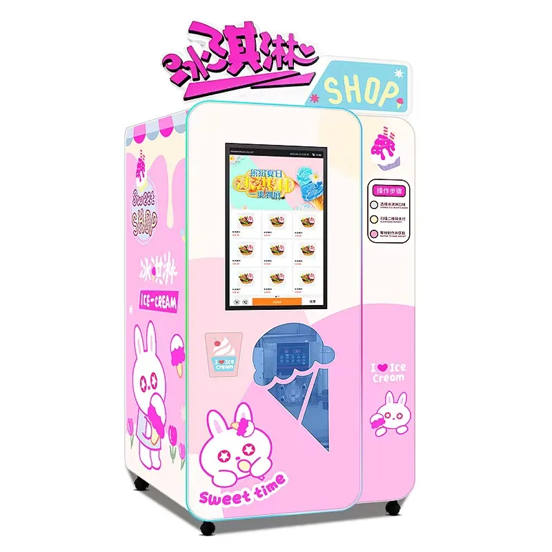 Distributore automatico commerciale della macchina del gelato molle multi sapore