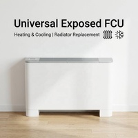 Unité de ventilation murale compacte pour petit espace, à deux tuyaux, pour chauffage et refroidissement, idéale pour chambre et bureau, économie d'énergie domestique