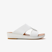SHIKOL cuir de veau blanc sandales arabes dubaï usine de chaussures arabes originales semelle intérieure en liège fabriqués à la main désert Camping plage vacances