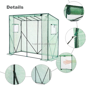 Invernadero Portátil Moderno de Metal para Cultivo de Tomates en el Jardín, con Puerta Enrollable con Cierre, Fácil de Montar - Product Image 3