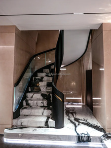 Thiết kế hiện đại trong nhà biệt thự sử dụng trung quốc của Panda trắng phiến đá cẩm thạch không thấm nước tự nhiên đá đen tĩnh mạch cho bệnh viện ứng dụng - Product Image 2