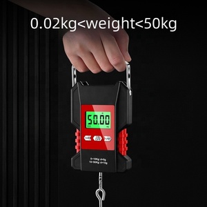 Yousya 50KG grand jeu échelle règle ruban à mesurer étanche <span class=keywords><strong>LED</strong></span> ressort suspendu unité de pêche convertisseur (KG/OZ/JIN/LB) USB - Product Image 6