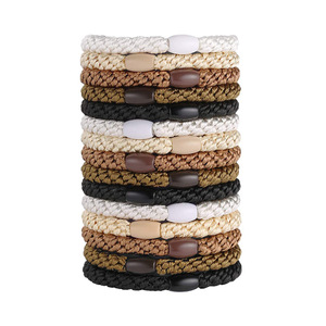 H068-008 cô gái Halo đi ponytail Holders thiết lập đặc biệt an toàn với nhẹ nhàng giữ ban nhạc đàn hồi cao - Product Image 2