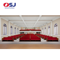 Chaise d'auditorium, bancs d'église en bois, chaise de pasteur personnalisée, chaises d'église en gros, Sillas Para Iglesia
