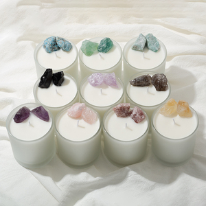 เทียนหอมกลิ่นคริสตัลจากถั่วเหลืองในขวดแก้วแบรนด์ AIKUN พร้อมกล่องของขวัญ - Product Image 1