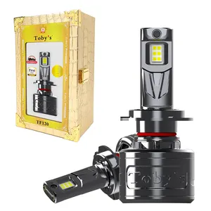 TOBYS 24000 Lumen 240W Hoch leistung TF120 H4 H7 H11 9005 9006 24000 Lumen Lüfter LED-Scheinwerfer