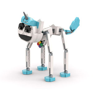 Puzzle Labirinto della Strega, <span class=keywords><strong>Gioco</strong></span> di Costruzione DIY, Tema <span class=keywords><strong>Animali</strong></span> e Natura, Blocchi di Plastica Assemblabili per Bambini e Bambine - Product Image 5