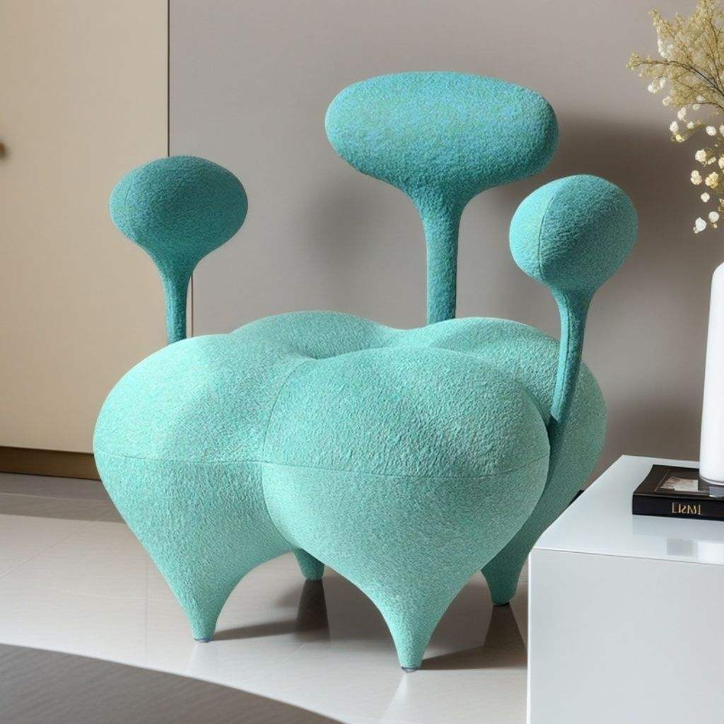 Coton modelant une pièce - bleu