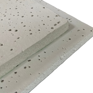 Dalles de plafond acoustiques en laine minérale, design moderne, ignifuges, résistantes à l'humidité, isolation phonique pour salles de réunion et bibliothèques - Product Image 1