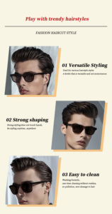 Organic Extra Hold 125ml Private Label <strong>Hair</strong> Styling <strong>Wax</strong> Firm Pomade for <strong>Men</strong> with Organic Cream for Curly <strong>Hair</strong> - Product Image 5