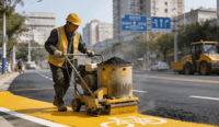 Patch d'asphalte coloré à froid, Construction routière municipale, Plusieurs couleurs, Sac de 40 kg