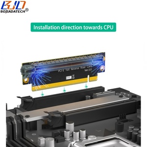 2U sunucu 3.0 için X16 adaptör yükseltici kartına (<span class=keywords><strong>CPU</strong></span> yönüne doğru kurulum yönü) <span class=keywords><strong>PCI</strong></span>-E bilgisayar kasası PCIe 16X yuvası ters - Product Image 4