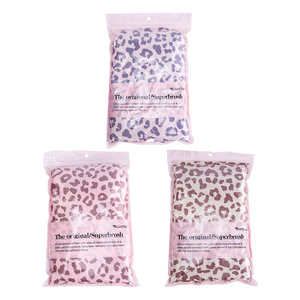 Bata con estampado de leopardo, bata de imitación de seda, rosa, morado, caqui, ropa unisex para invitados, 96 cm de longitud, para regalo de salón - Product Image 2