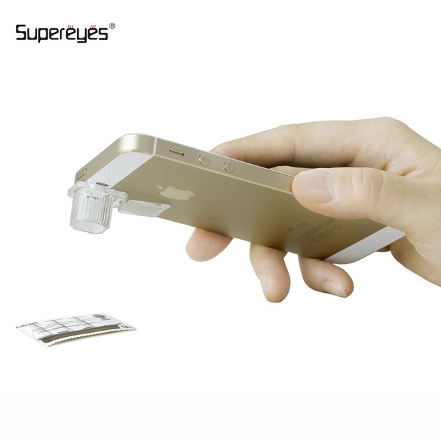 Supereyes S001 Handheld Digital Magnifier 200X Macro Lens Microscope Loupe for Phone and Tablet Pocket-sized
