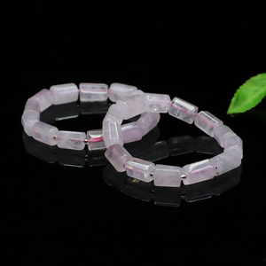 Juanyu Natural Gemstone <strong>Beads</strong> <strong>Bracelet</strong> Geometric Rose Quartz Beaded <strong>Bracelets</strong> Healing Crystal <strong>Bracelets</strong> - Product Image 5