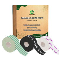 Bande de kinésiologie Leukotape Kira personnalisée en coton rigide pour le sport, avec impression athlétique, pour entraînement croisé, avec logo personnalisable