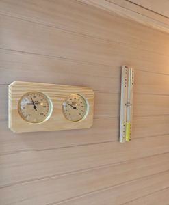 Sauna en <span class=keywords><strong>bois</strong></span> à vapeur de luxe 2025, prix de gros, taille pour 4 personnes, sauna traditionnel extérieur avec douche - Product Image 5