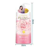 Gel Douche Parfumé Floral 1080ml – Parfum Longue Durée, Hydratant pour le Corps, Soin Quotidien de la Peau