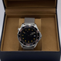Montres-bracelets pour hommes NH35 classiques simples en acier inoxydable avec aiguilles luminescentes, montres mécaniques automatiques
