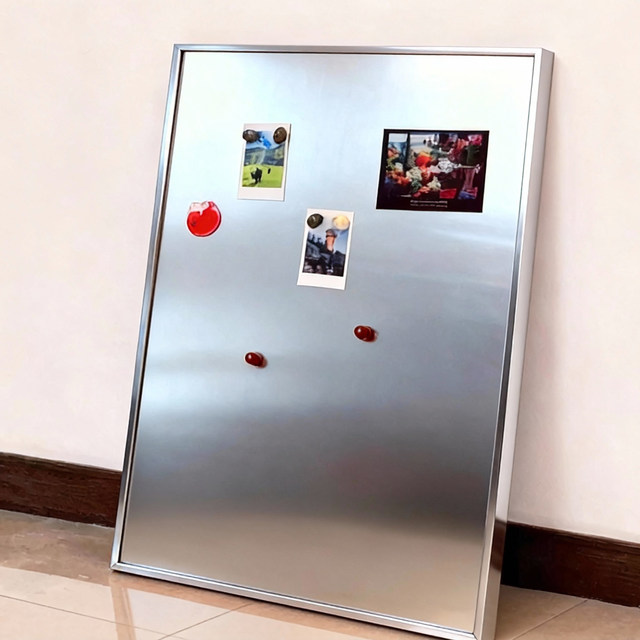 Stainless Steel Aluminum Alloy Magnetic Photo Frame Decorative Painting Modern Minimalist Photo Wall Bedroom Display Stand