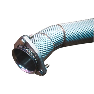 Collecteur d'échappement en acier inoxydable brillant haute performance pour Ferrari F430 2009 - Product Image 1