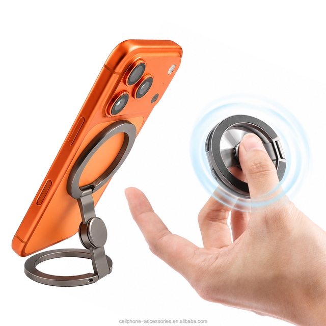 Hot Selling Portable Foldable Light Weight Smartphone Mobile Phone Holder Stand Magnetic Phone Mount With Dual-Sided Suction