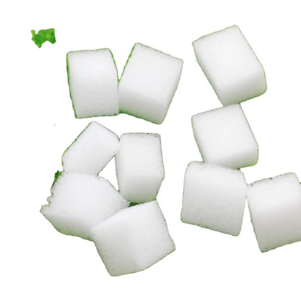 6 g/borsa di colore bianco artificiale granuli di frutta Cube fetta di melma ciondoli 10MM a forma di cubo coriandoli di frutta per farciture melmose