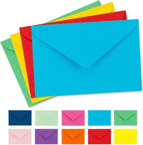 Enveloppes en papier kraft blanc et noir classiques personnalisées, enveloppes miniatures avec fenêtre, enveloppes pour invitations de mariage, enveloppes cadeaux - Product Image 4