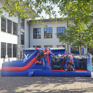 <span class=keywords><strong>Spider</strong></span> <span class=keywords><strong>Man</strong></span> Spiderman Chine Parcours d'obstacles gonflable bon marché à vendre - Product Image 6