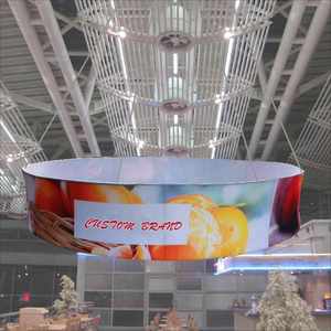 Banner de Tela Tensada Personalizado para Techo, Banner Colgante para Exposiciones, Banner para Ferias Comerciales - Product Image 1