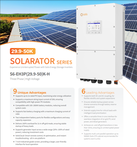 Sistema de Almacenamiento de Energía Solar Híbrido Trifásico de Alto Voltaje S6-EH3P50K-H de 50kW, Disponible en la UE - Product Image 6